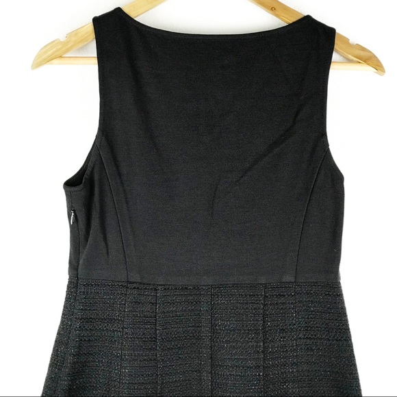 Theory Black Wool Blend Sleeveless Dress - Picture 7 of 9